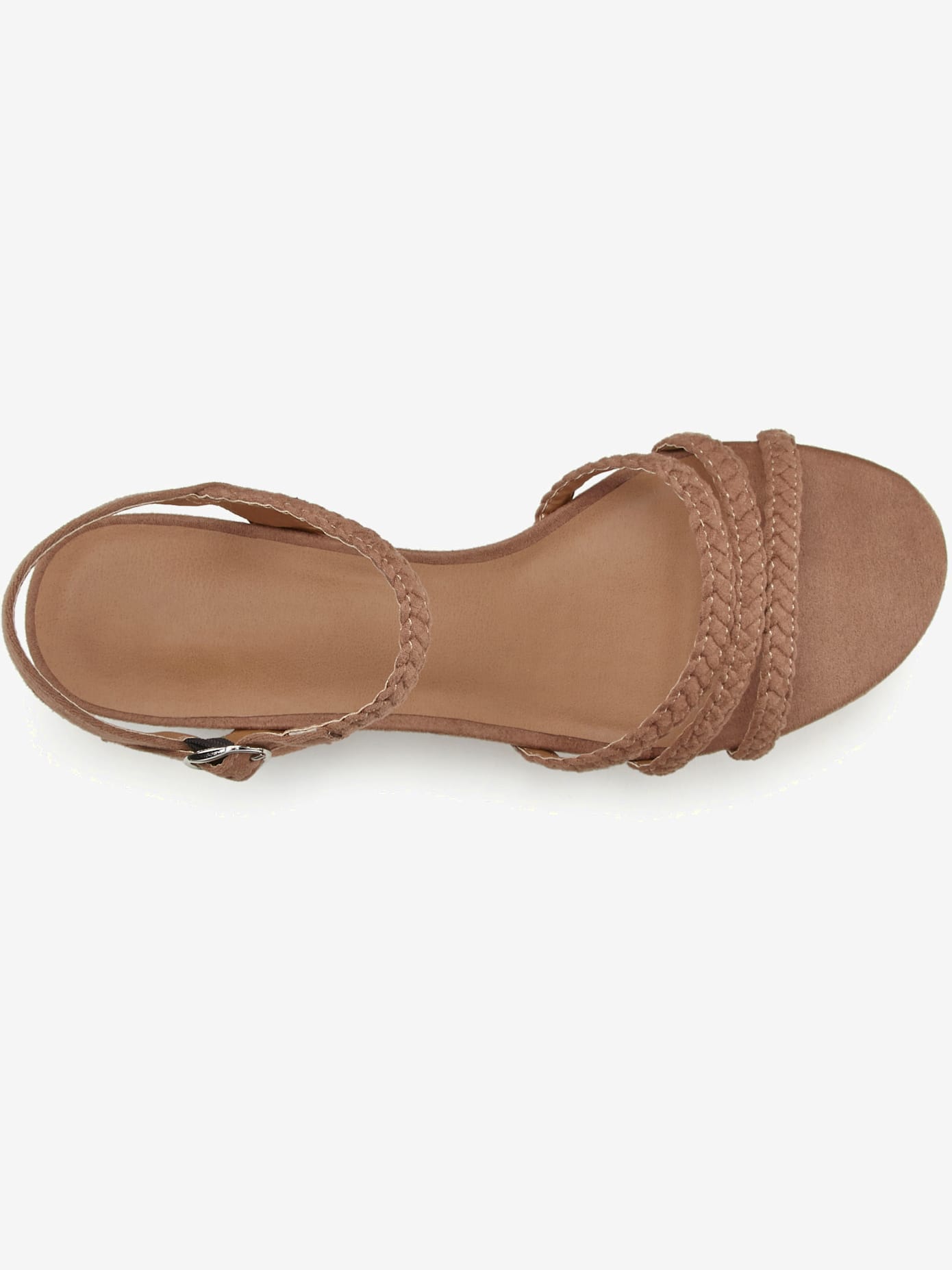 Sandales brides tressées raffinées