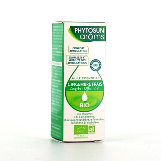 Phytosun aroms - Huile essentielle gingembre frais Bio