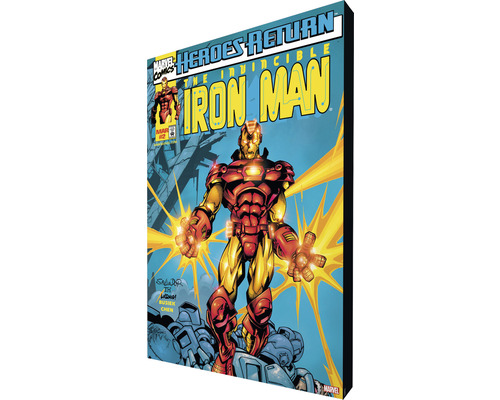 Canvas schilderij De onoverwinnelijke Iron Man 50x70 cm
