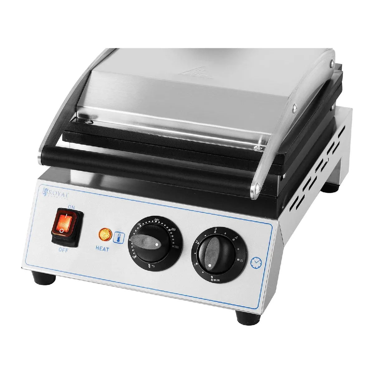 Helloshop26 Gaufrier carré - Inox