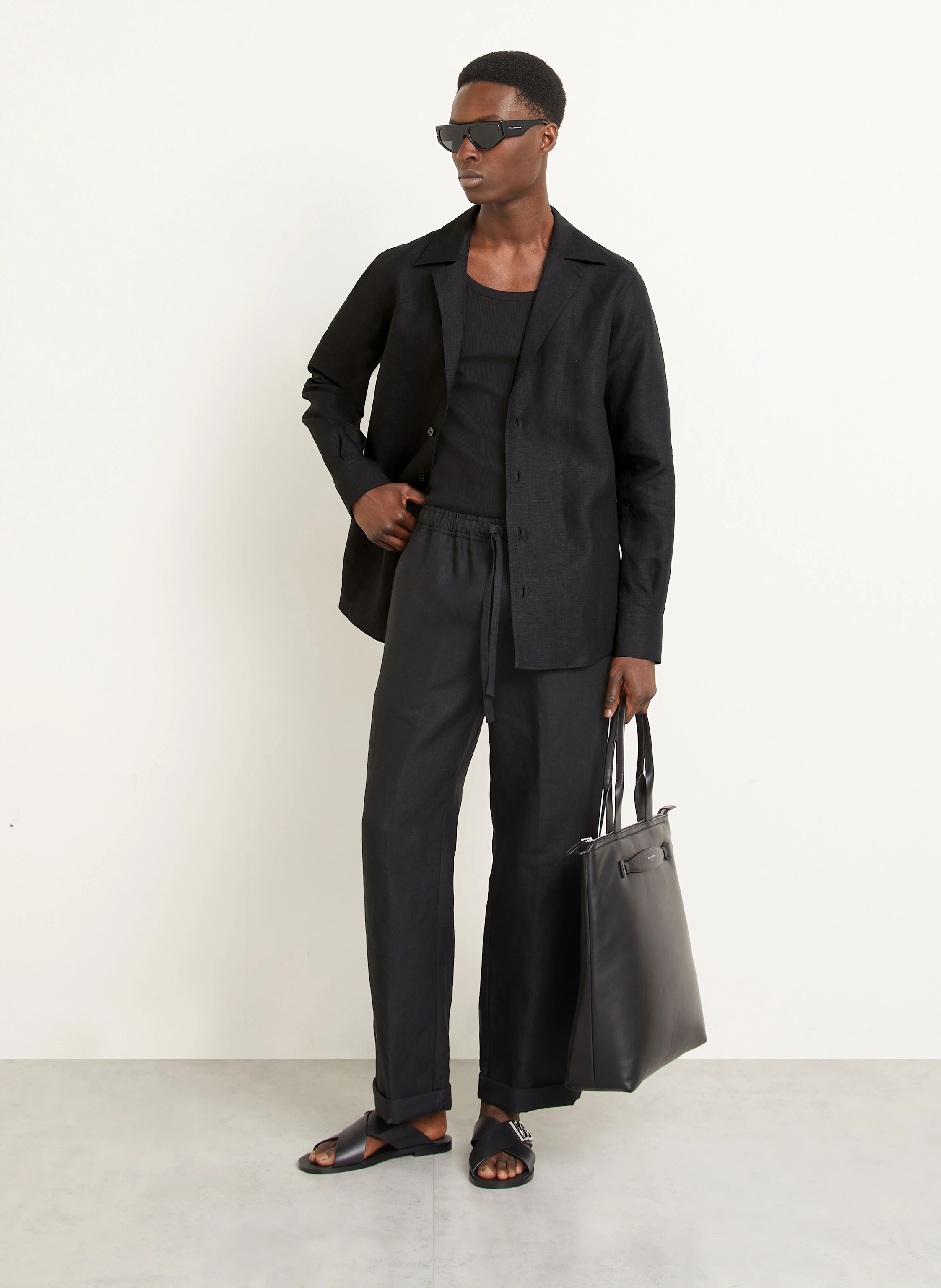 DOLCE & GABBANA Leinenhemd Regular Fit