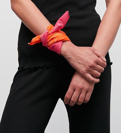 Mads Nørgaard Schal - 55x55 cm - Pink/Orange