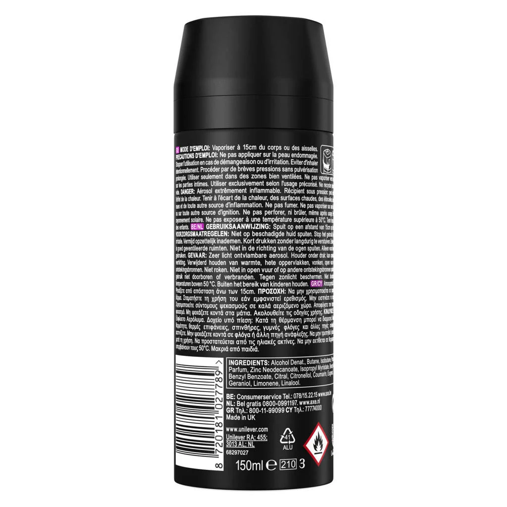 Marine deodorant bodyspray - 6 x 150 ml