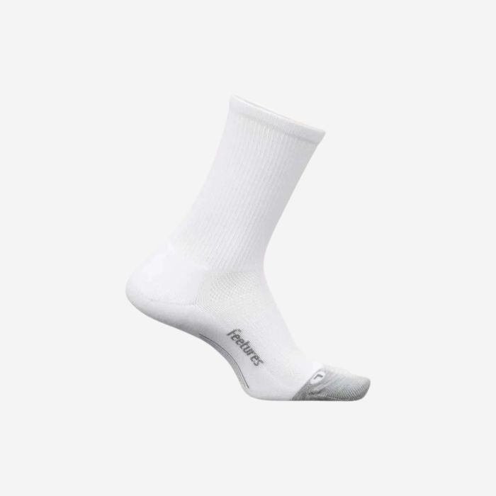 Feetures Unisex Strømper Elite Ultra Light Mini Crew Hvid