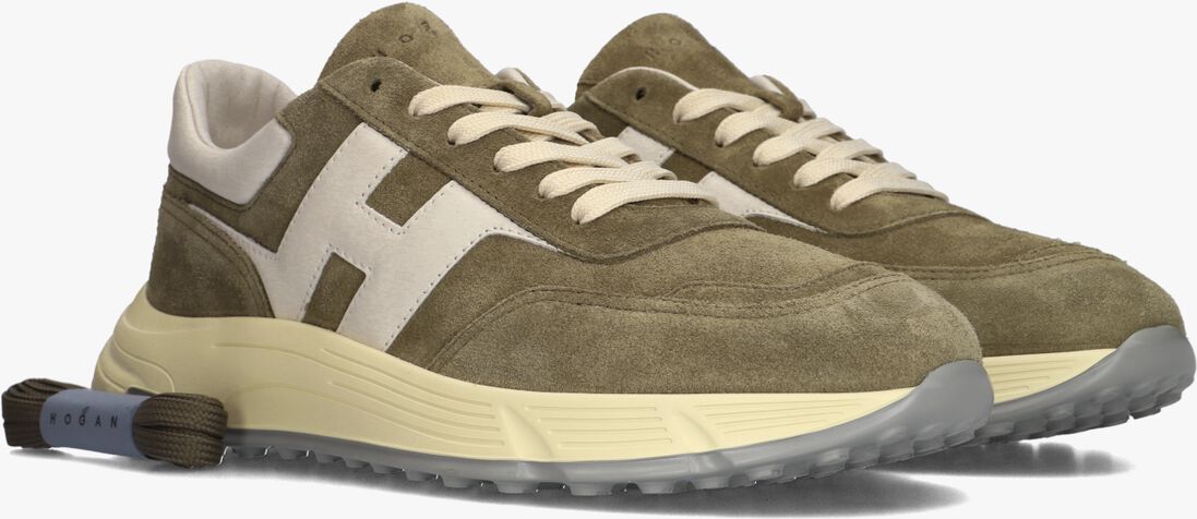 groene hogan lage sneakers hyperlight allacciato h