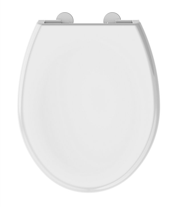 Abattant WC Allibert Lenti blanc avec frein de chute