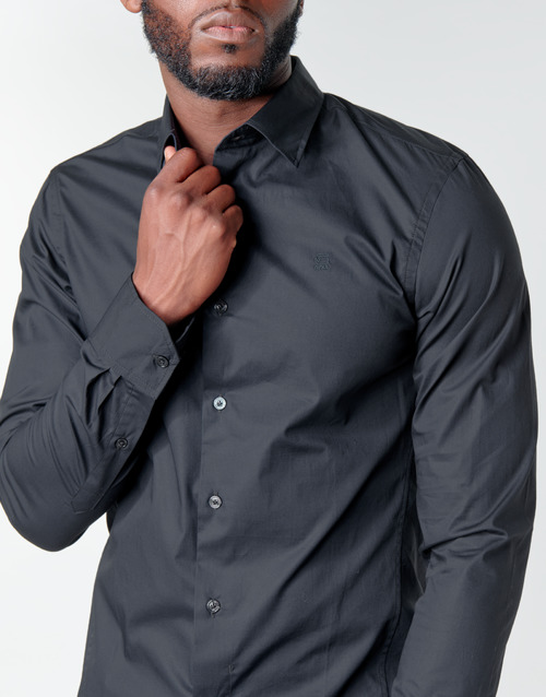 G-Star Raw - DRESSED SUPER SLIM SHIRT LS - Noir