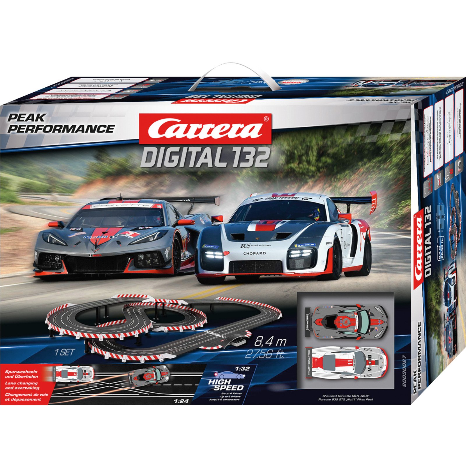Carrera Autorennbahn Peak Performance Digital 132