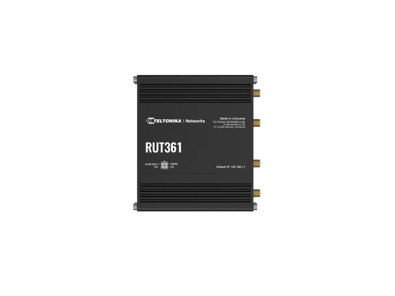 Teltonika RUT361 - Trådløs router - WWAN 2,4 GHz - 3G, 4G - DIN monterbar på skinne, væg-monterbar, overflademonterbar
