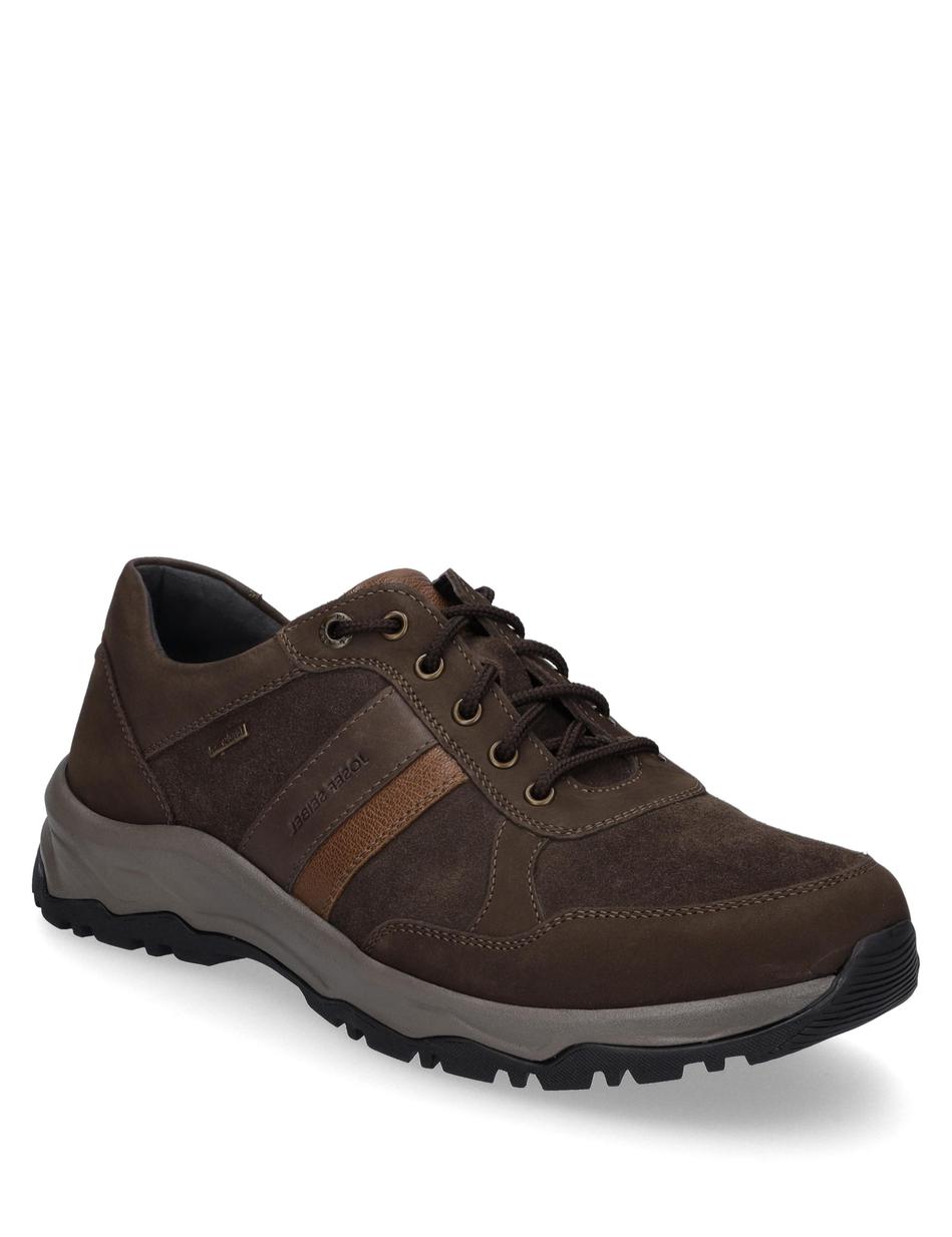 Halbschuh Leroy 56, braun-kombi