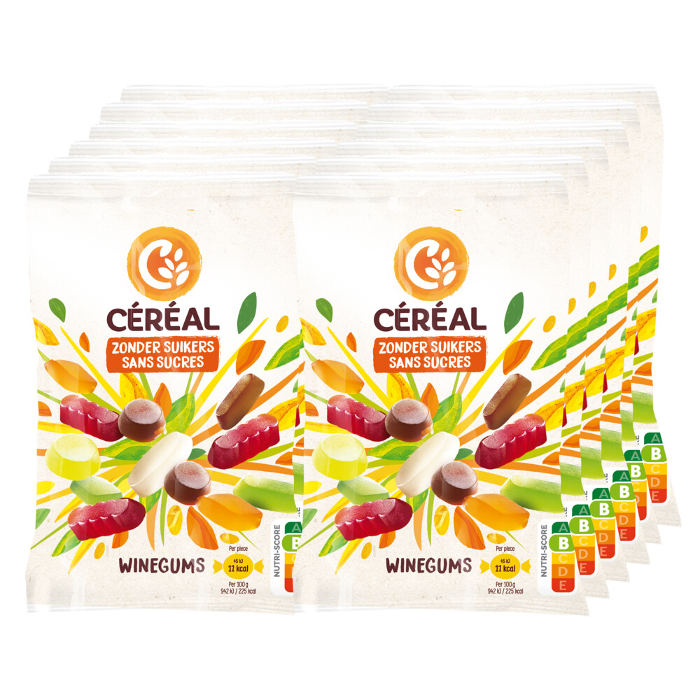 12x Céréal Winegums 100 gr