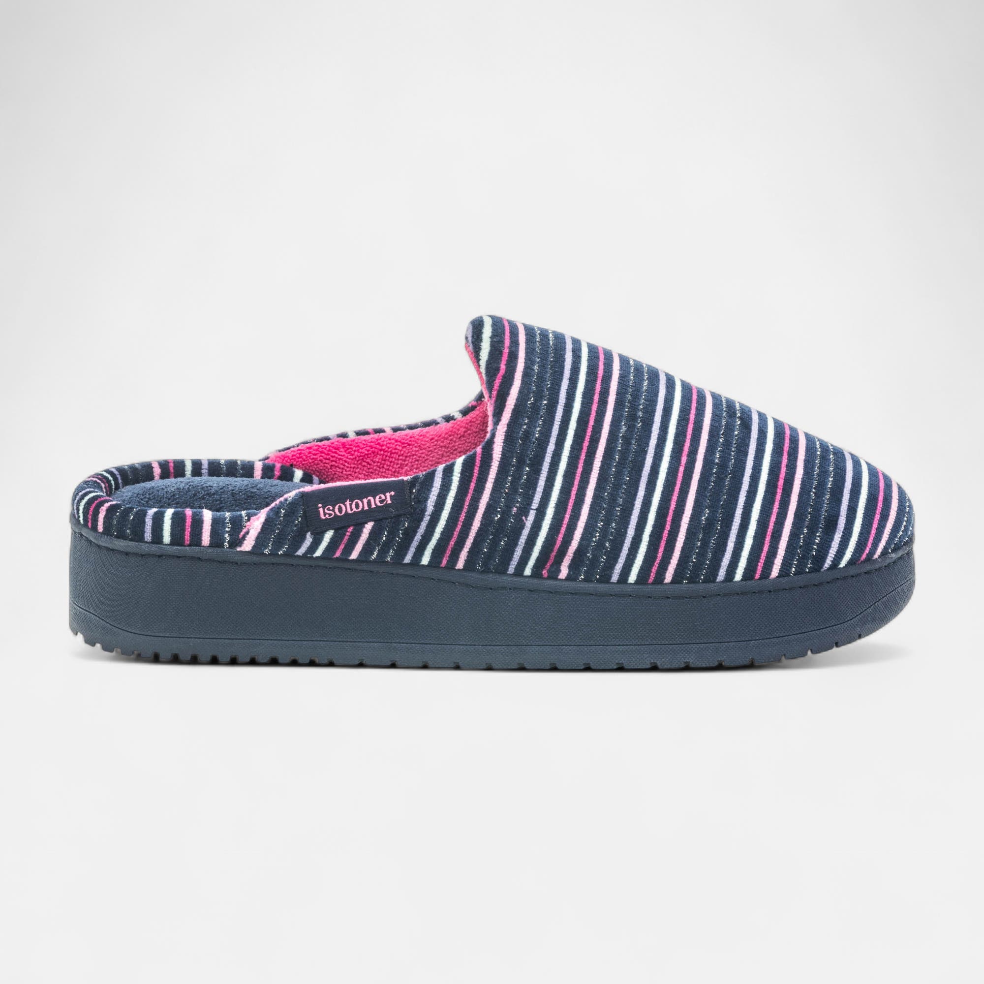 Pantoufles mules Femme bleu marine