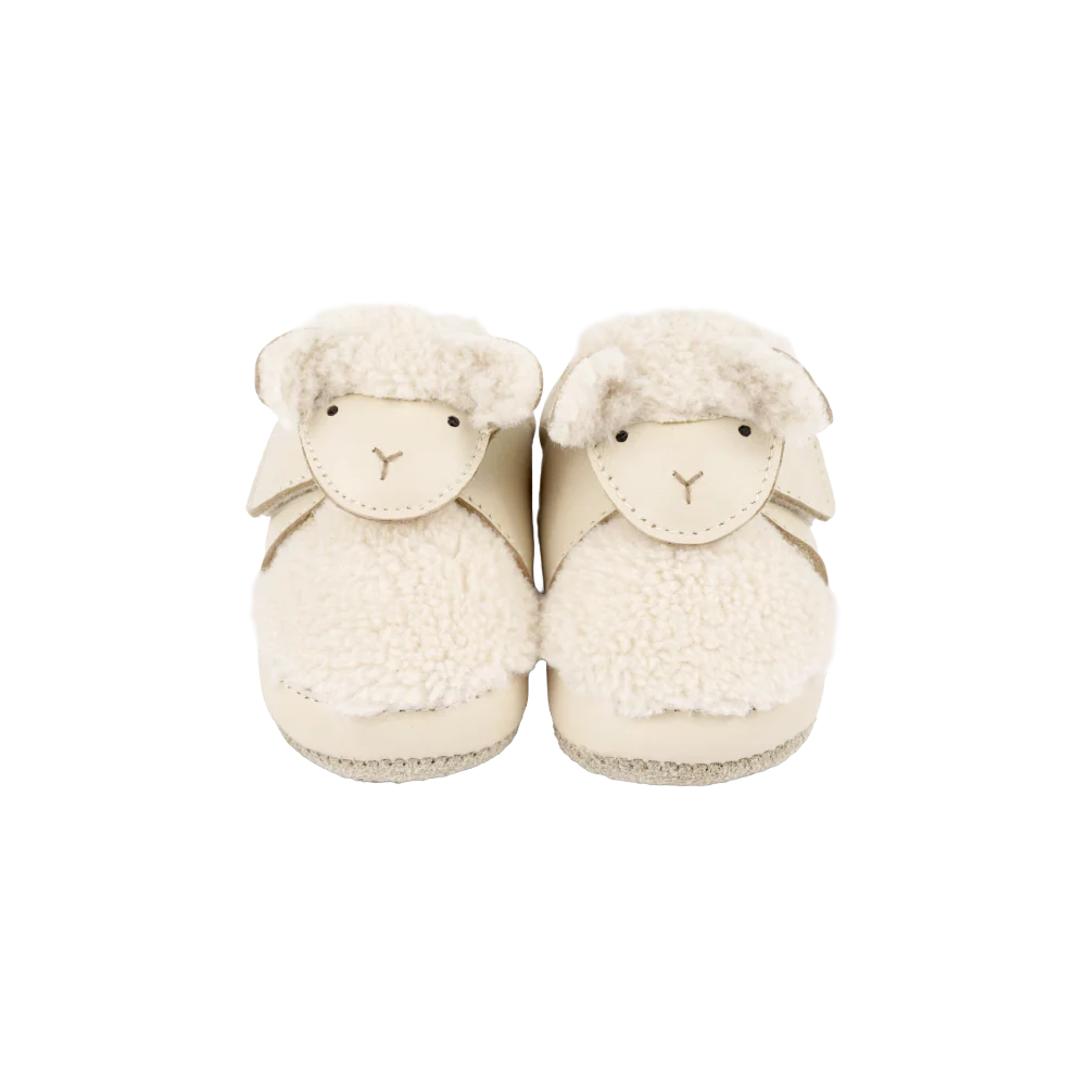 Matijn Sneakers | Lammy | Cream Leather