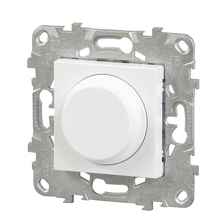 Mécanisme variateur universel Schneider Electric Unica Déco blanc