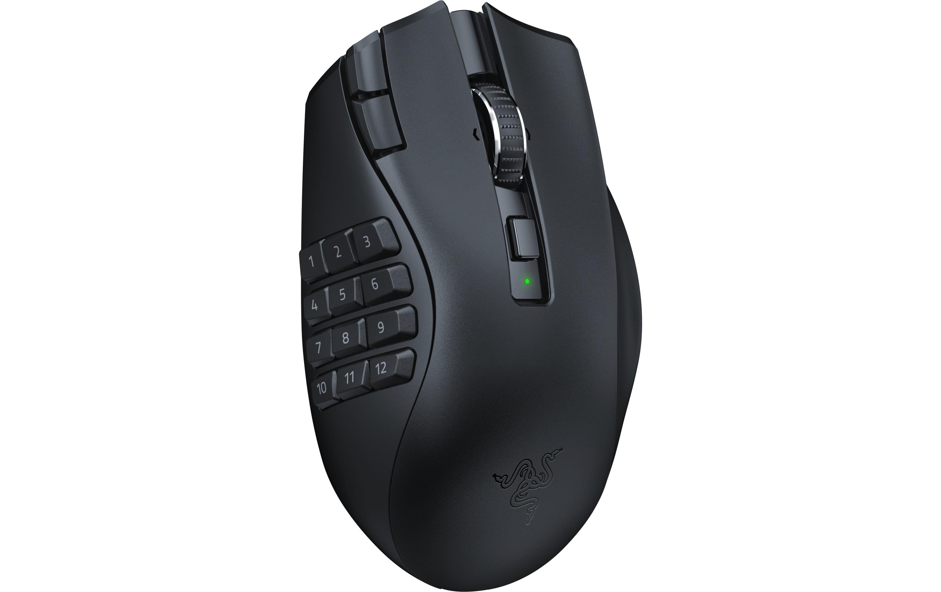 Gaming-Maus Naga V2 HyperSpeedErgonomische, kabellose Gaming-Maus mit optischem 30'000 dpi Sensor