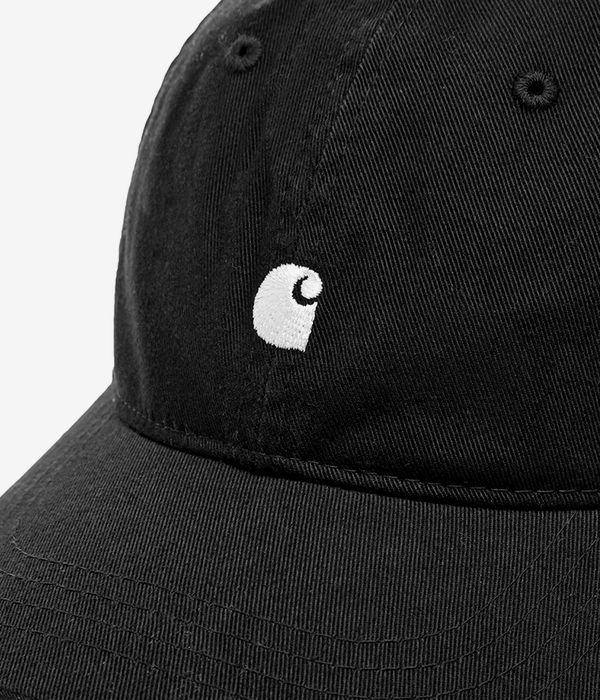 Carhartt WIP Madison Logo 6 Panel Cap (black white)