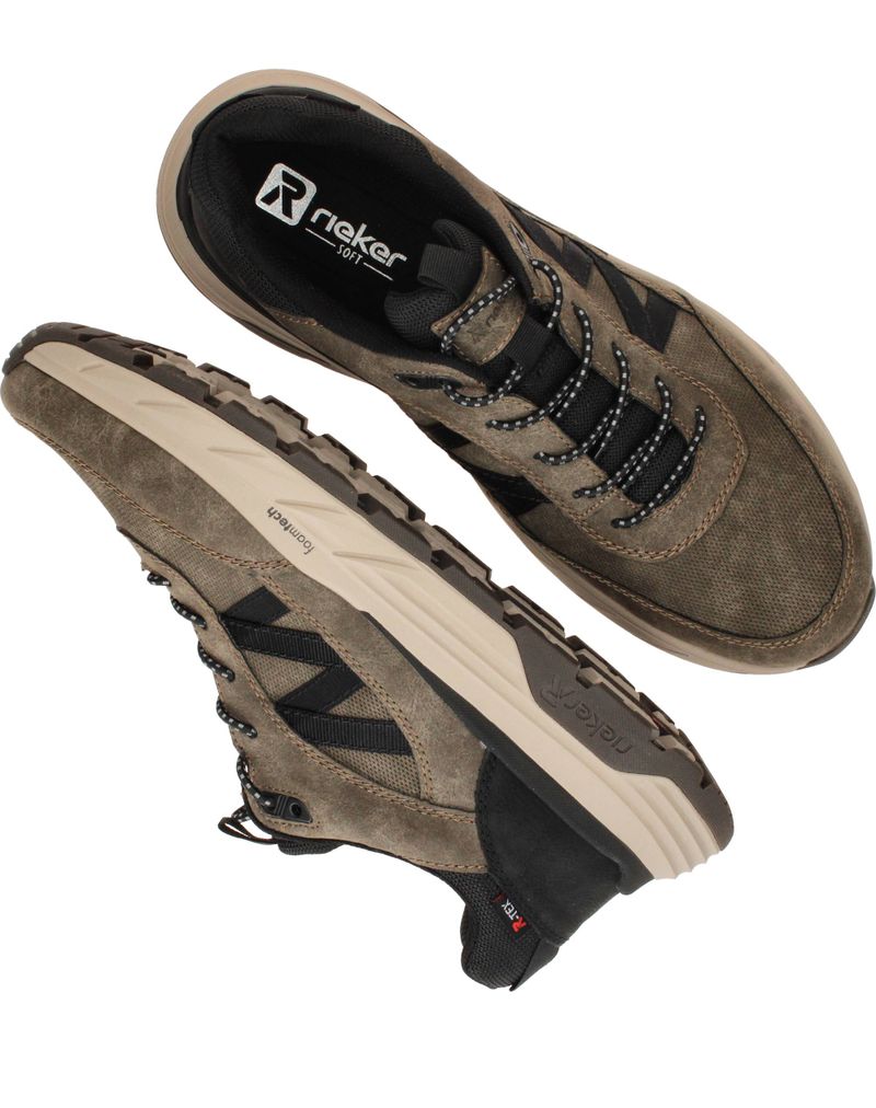 Rieker TEX Sneakers Bruin Heren