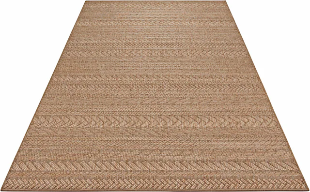 NORTHRUGS Teppich »Granado« rechteckig 6 mm Höhe In- und Outdoor, Sisal Optik, Robust, Pflegeleicht, Flachgewebe