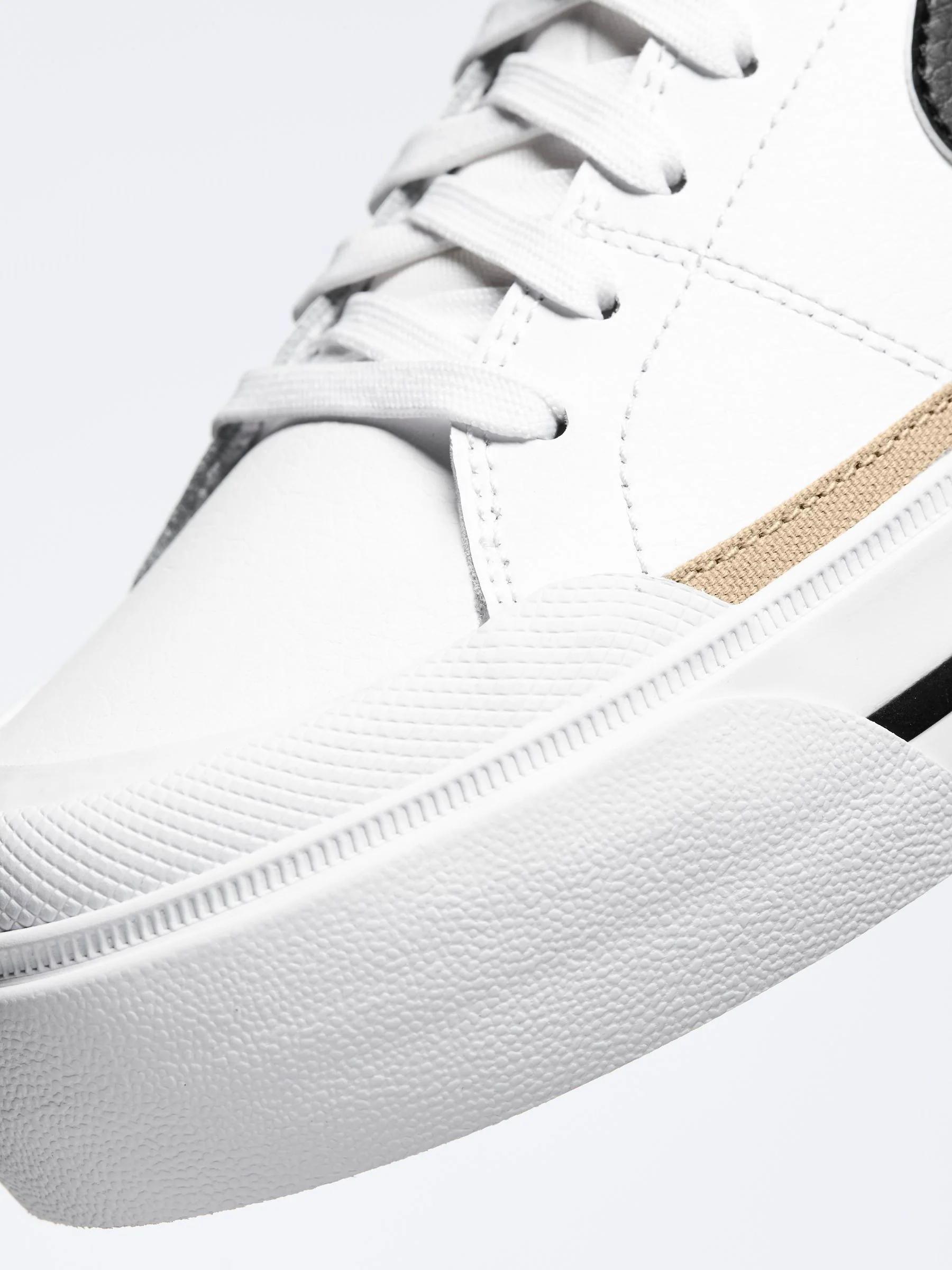 Wit/zwart - Nike Court Legacy Lift plateausneakers