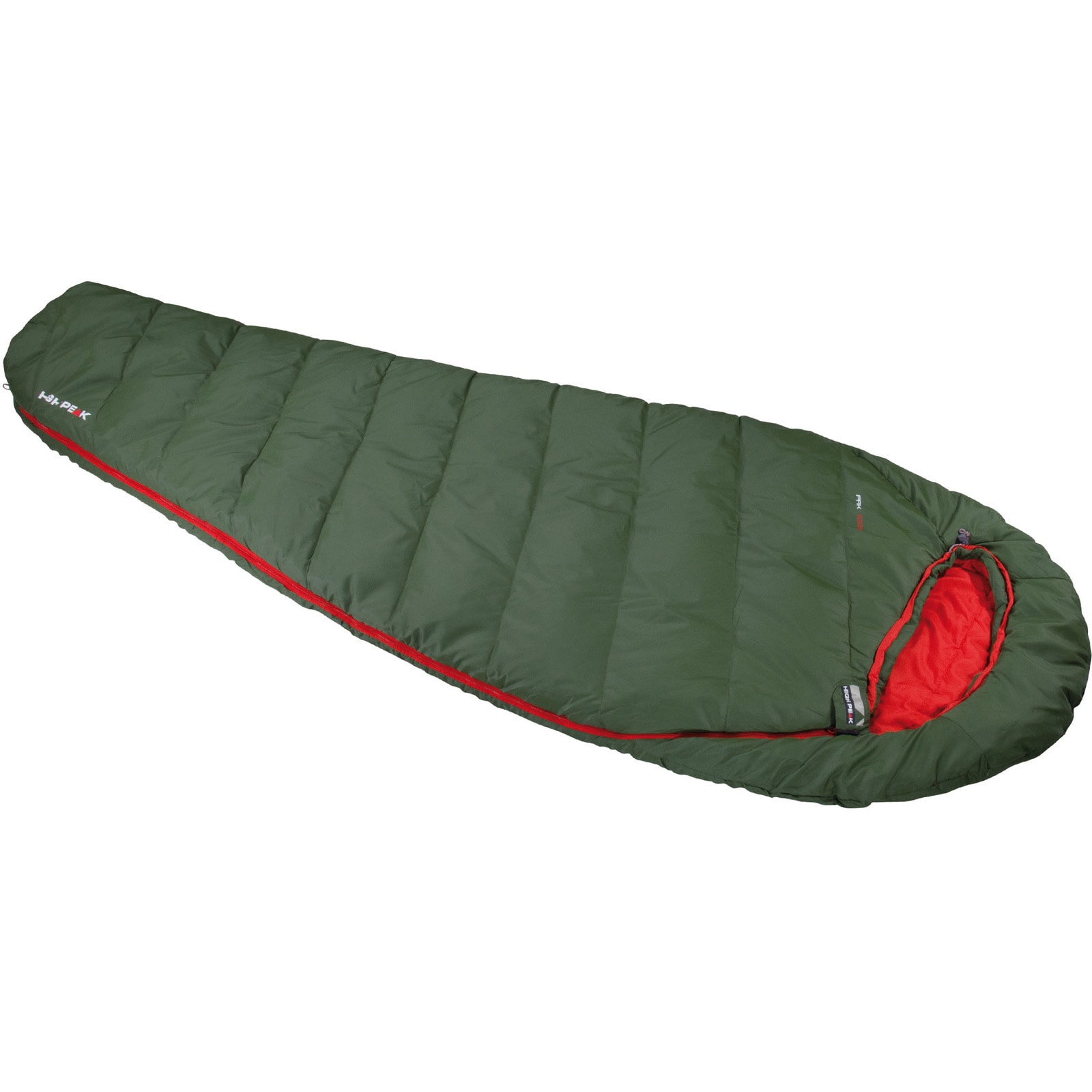 HIGH PEAK Mumienschlafsack Pak 1000 ECO Sommer Trekking Schlafsack Leicht
