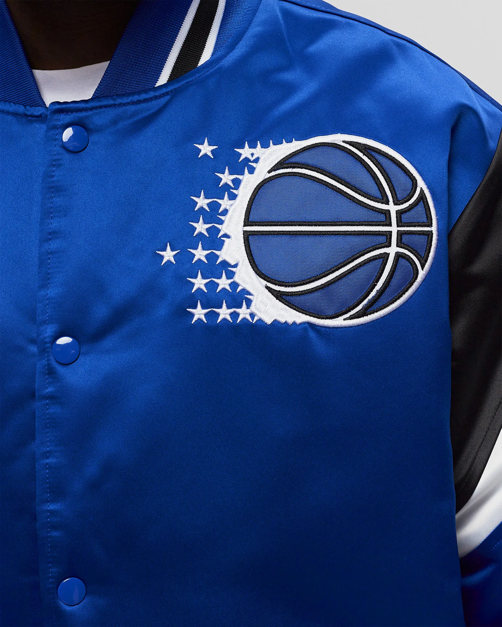 Mitchell & Ness NBA HEAVYWEIGHT SATIN JACKET ORLANDO MAGIC