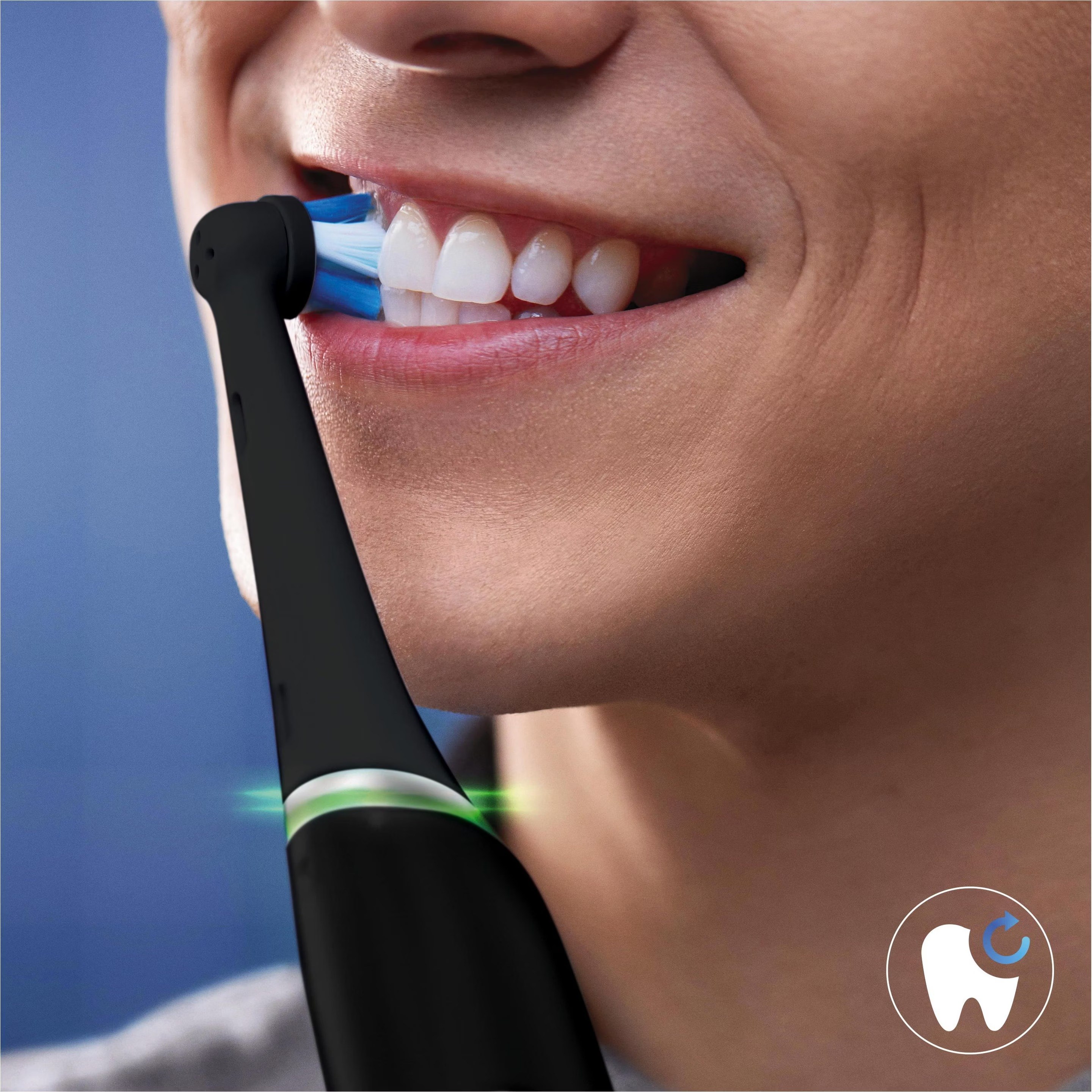 (8er Set) Ultimative Reinigung Ersatz Zahnbürstenkopf für Oral-B iO Elektrische Zahnbürsten - Schwarz