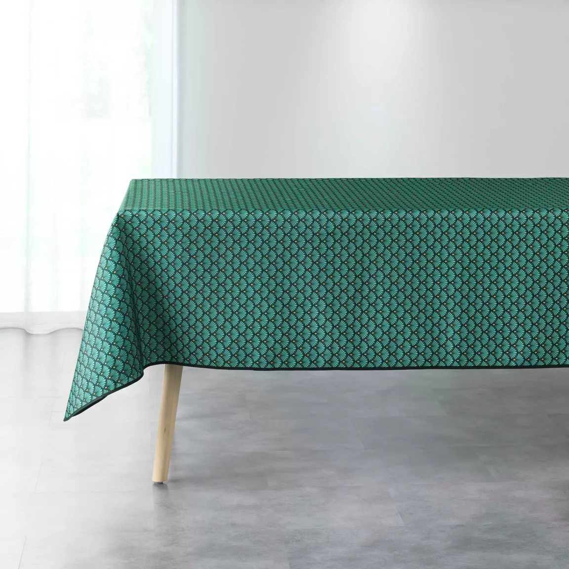 Nappe rectangulaire anti tache (150 x 240 cm) Artchic Verte