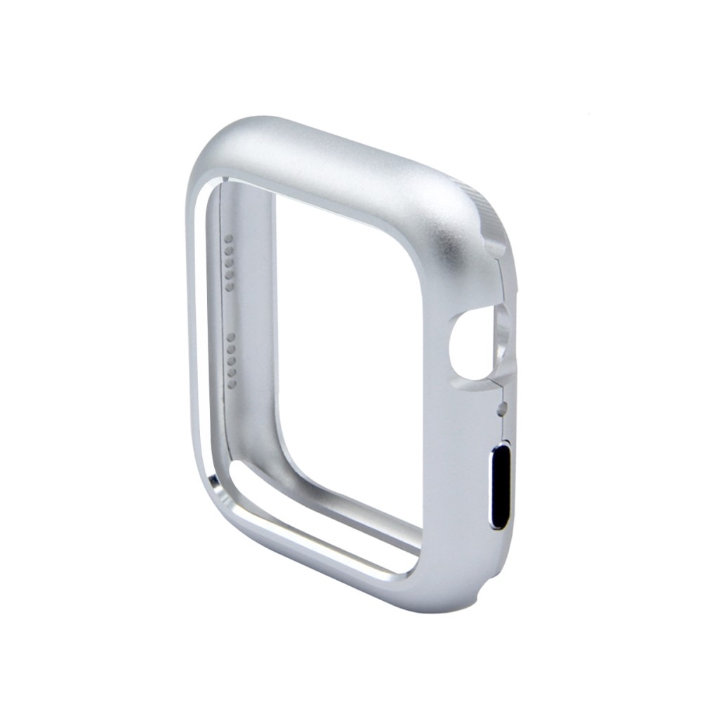 Apple Watch Series (44 mm) Magnetische Alu Schutzhülle Bumper Case (Magnet-Technologie) - Silber