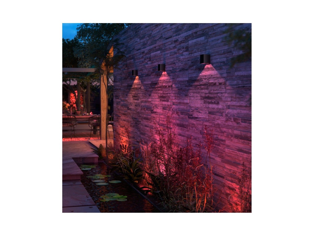 Philips Hue - 2x Downward Resonate Væglampe - Bundle
