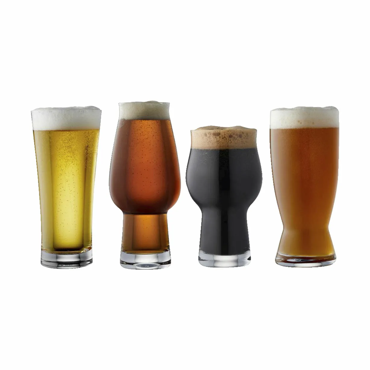 Lyngby Glas Ølglas - 4 stk.