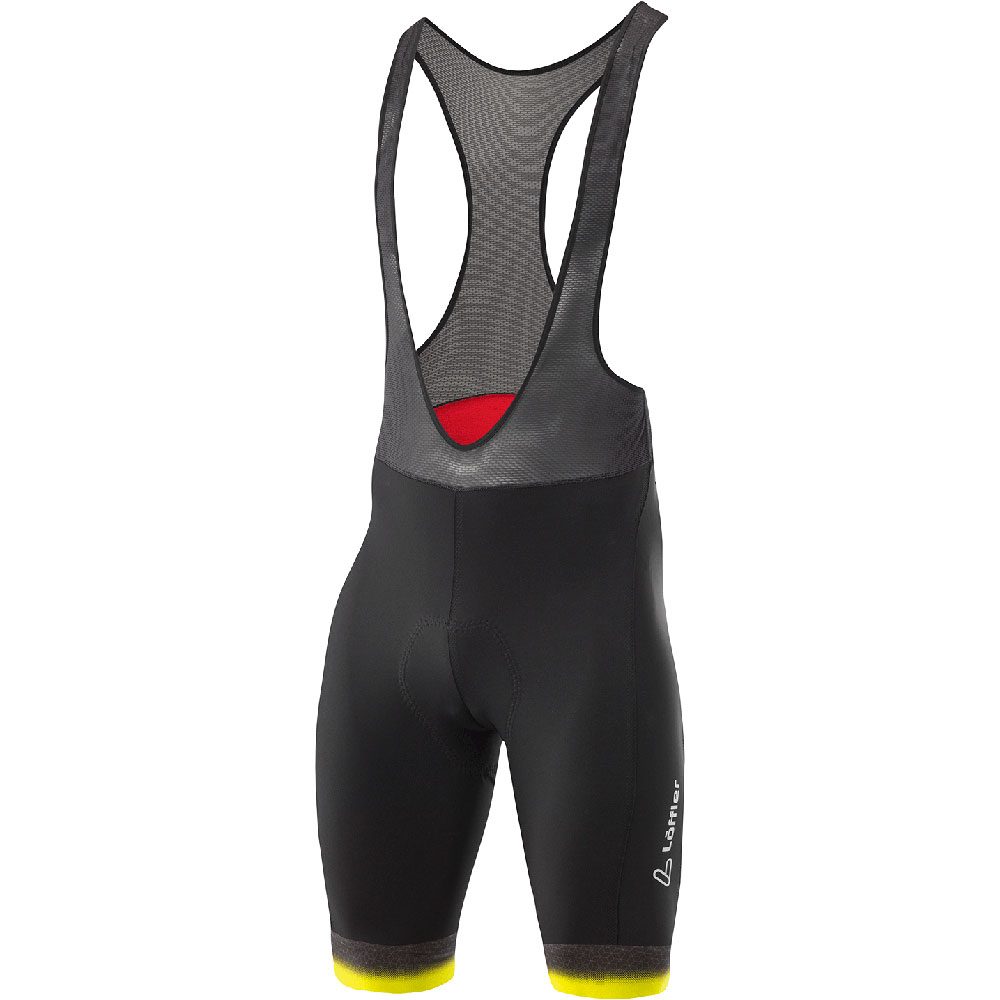 Löffler hotBOND® Trägerhose Herren schwarz lemon