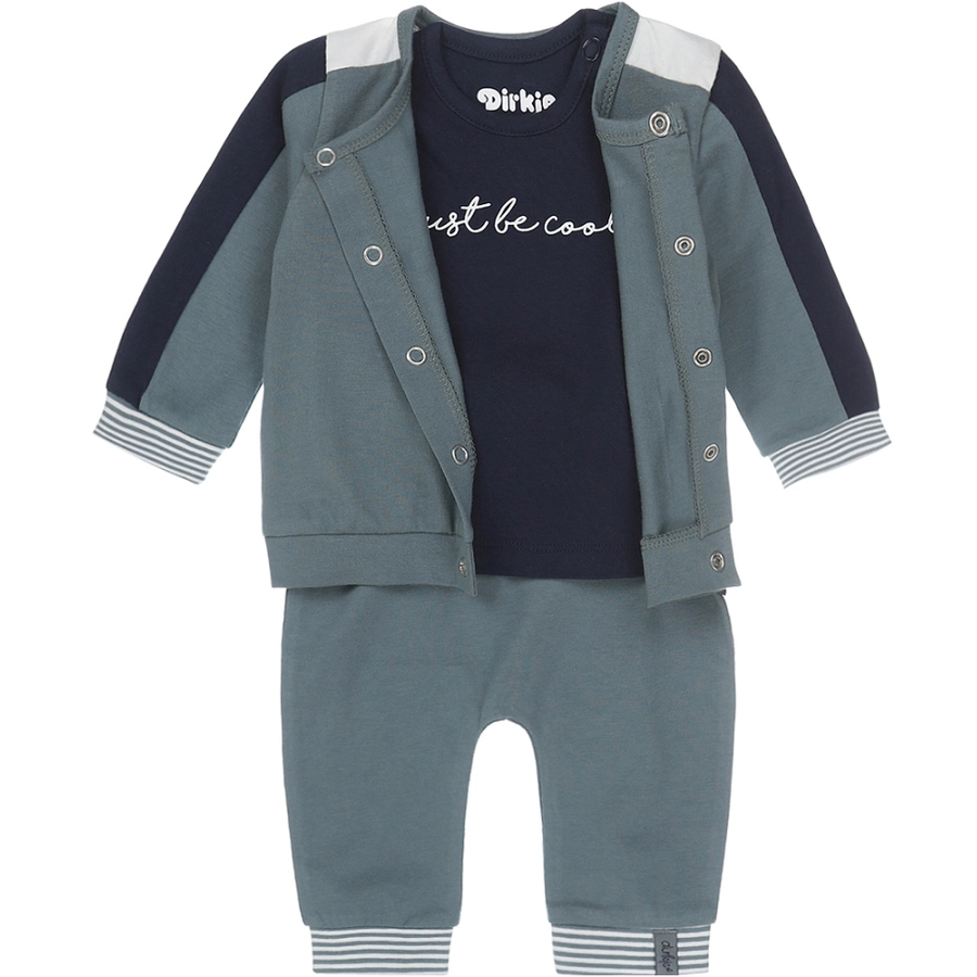Dirkje Outfit Set 3-teilig navy dusty green