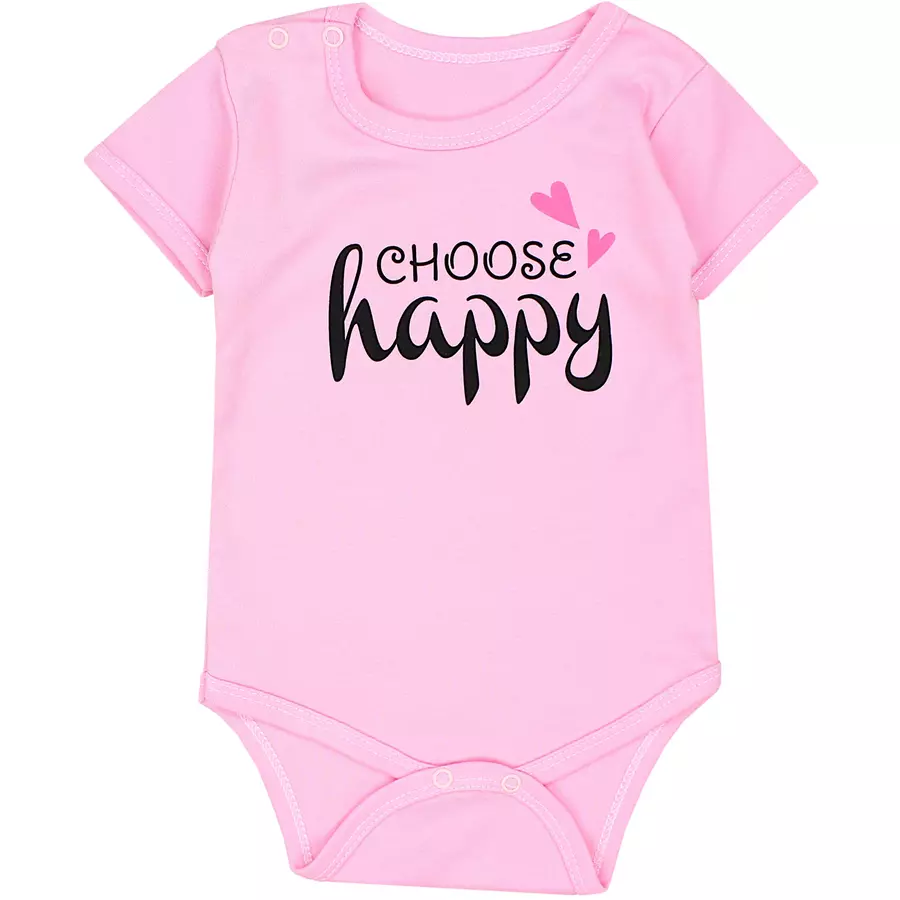 TupTam Mädchen Baby Body Kurzarm 5er Pack apricot