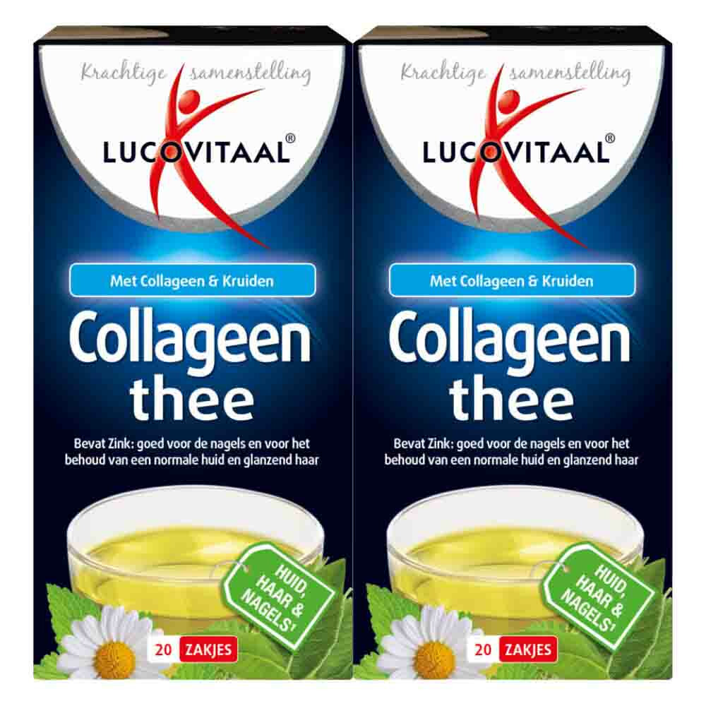 2x Lucovitaal Thee Collageen Beauty20 stuks