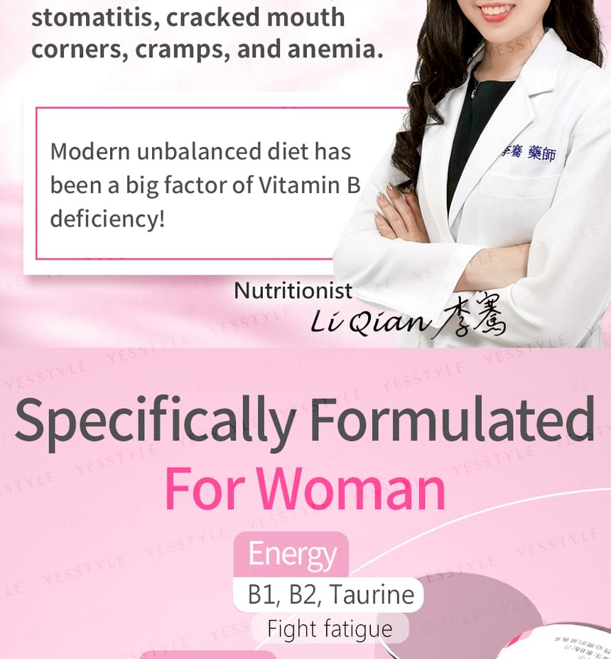 BHK's - Vitamine B-complex + ijzertabletten