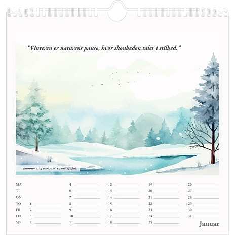 Kalender 2026 - Danmarks natur