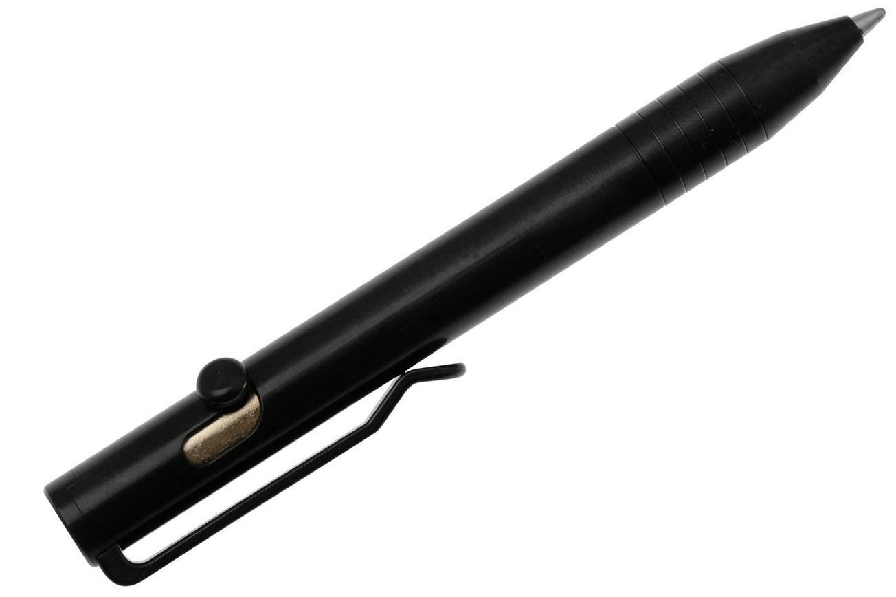 Big Idea Design Mini Bolt Action Pen MBA-DLC Black DLC Titanium, everyday carry pen