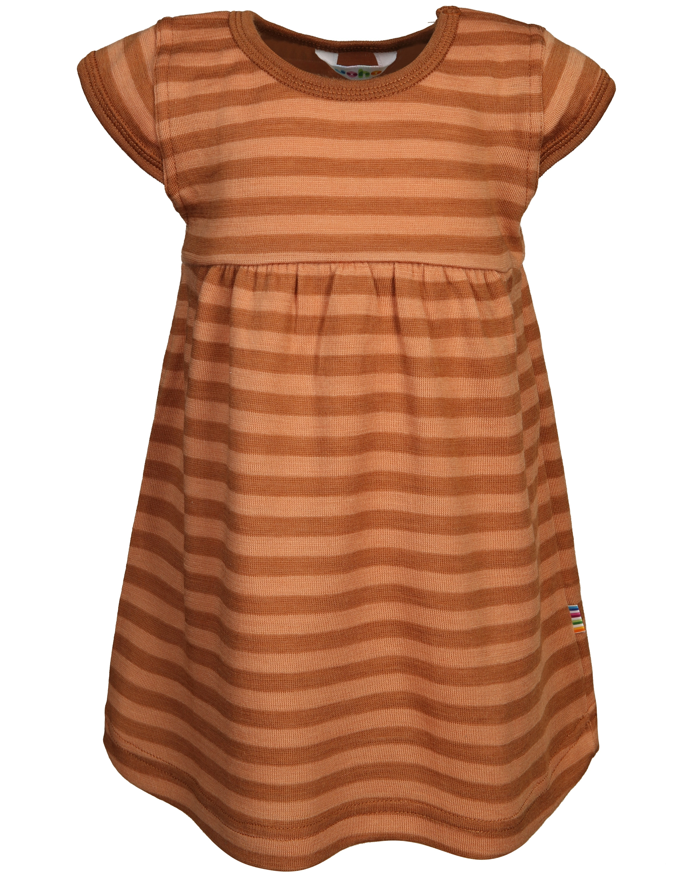 Träger-Kleid 618 - STRIPE in copper