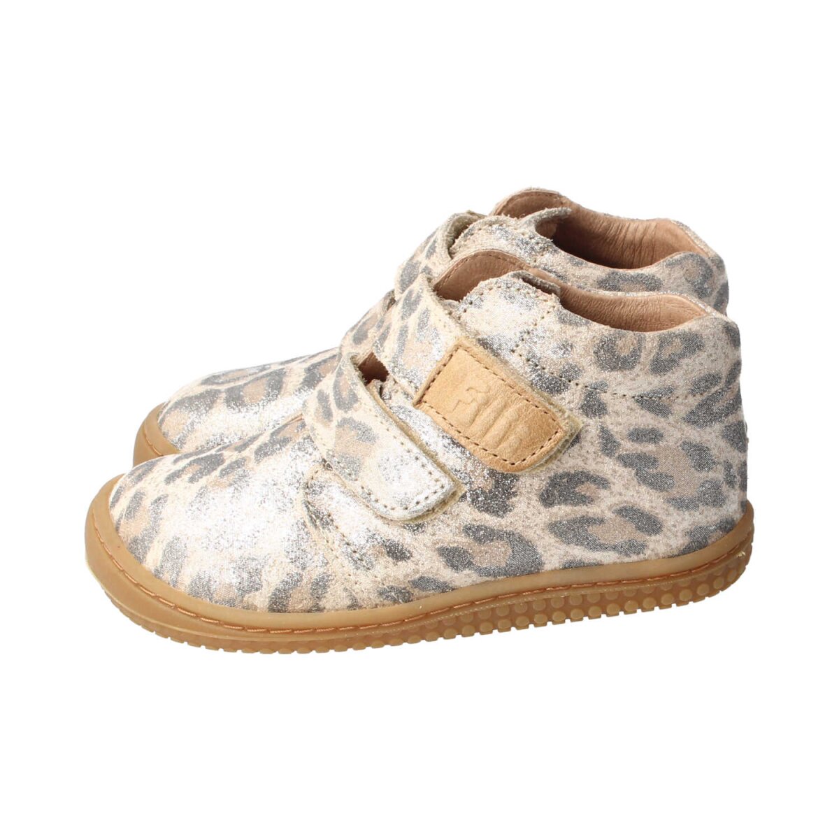 WL3213-33 glitter ecru LEOPARDII velours leather velcro Weite/W