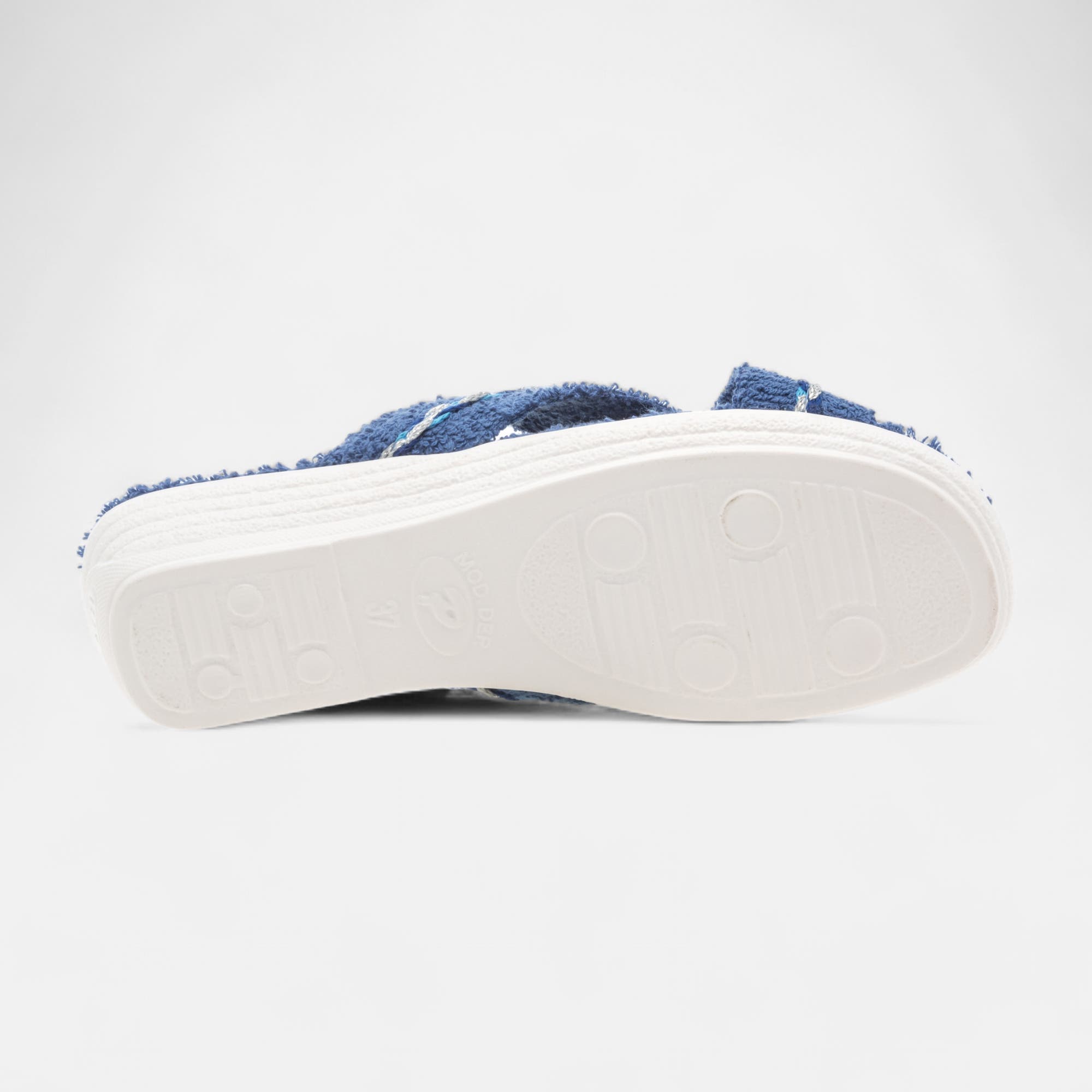 Pantoufles mules Femme bleu