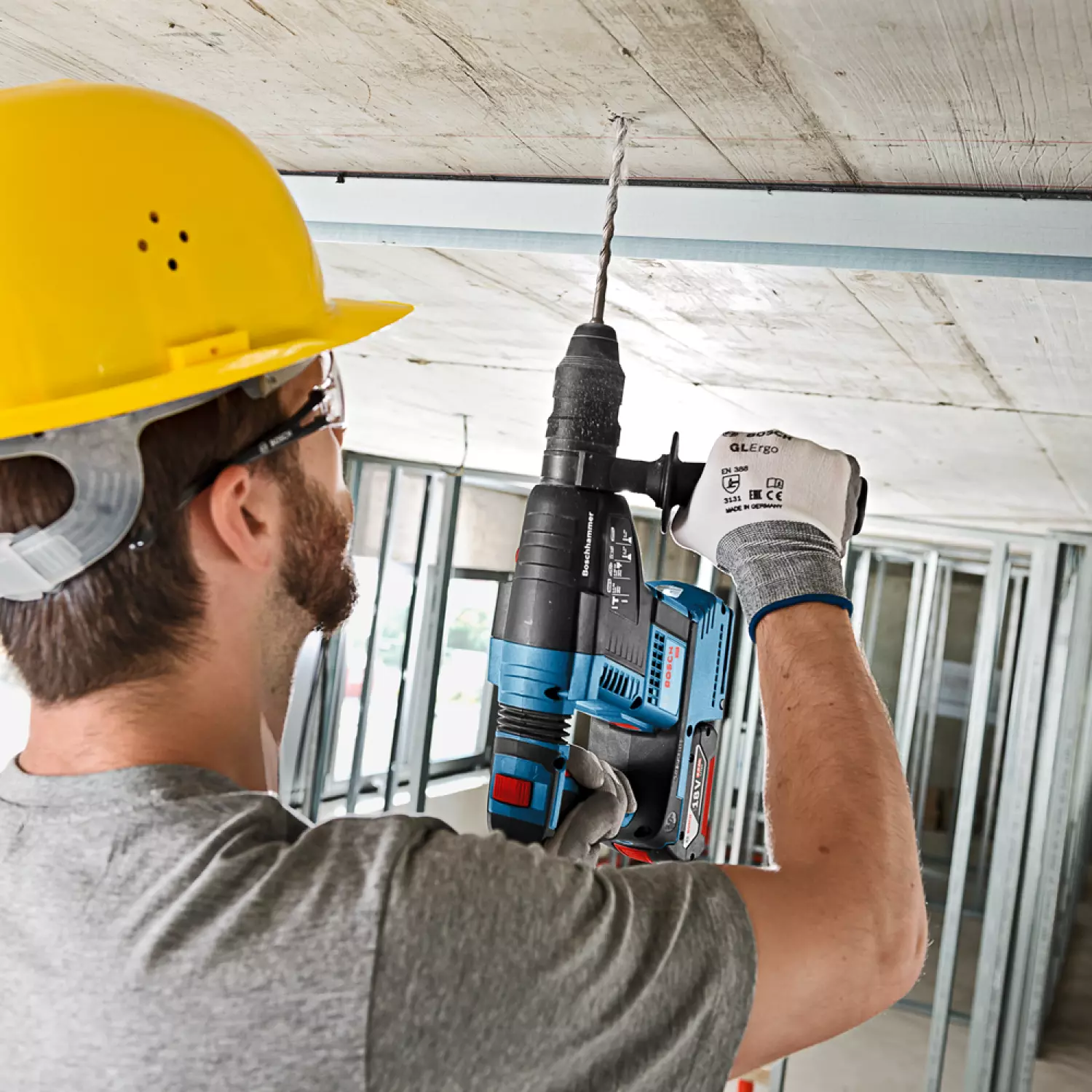 Bosch GBH 18V-26 F 18V Li-Ion Accu SDS-plus combihamer set (2x 5.5 ProCORE accu) in L-Boxx - 2,6J - koolborstelloos