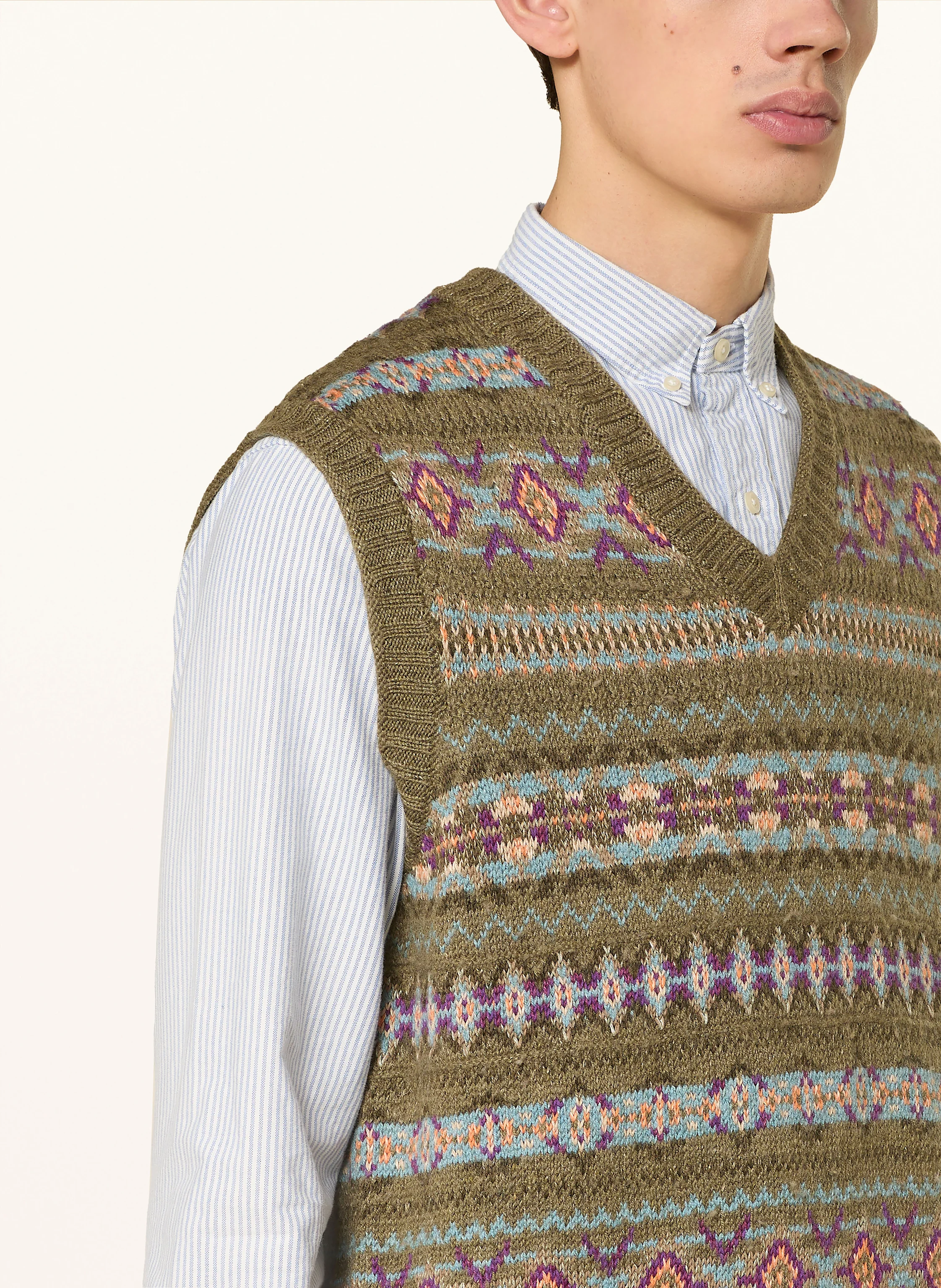 POLO RALPH LAUREN Pullunder mit Leinen