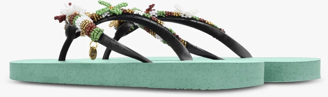 UZURII mint uzurii teenslippers las dalias gold
