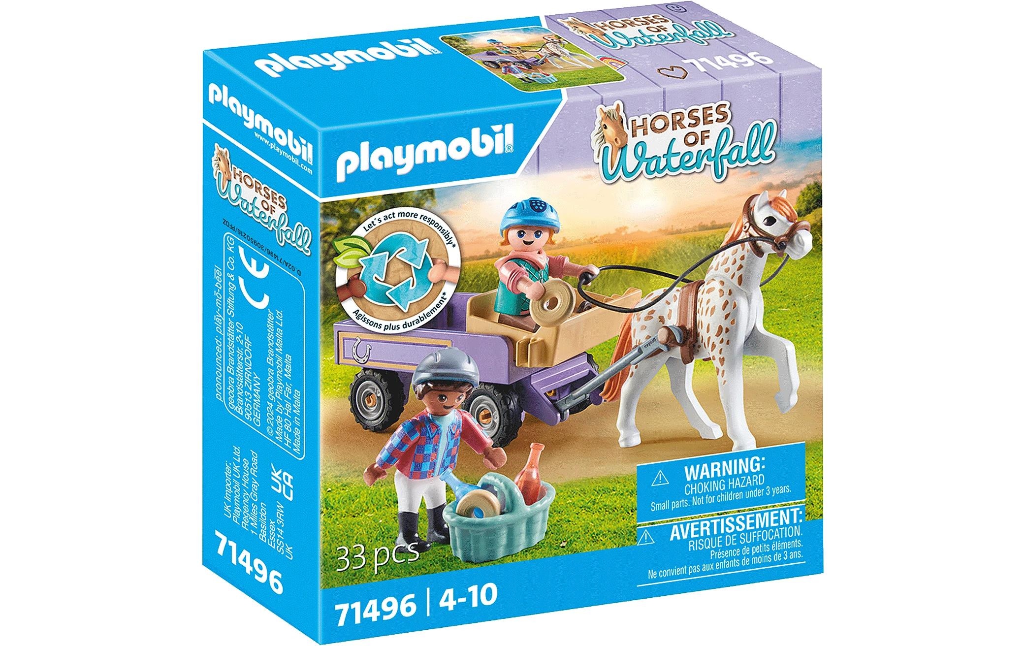 Playmobil® Spielbausteine »Horses of Waterfall Ponykutsche 71496«