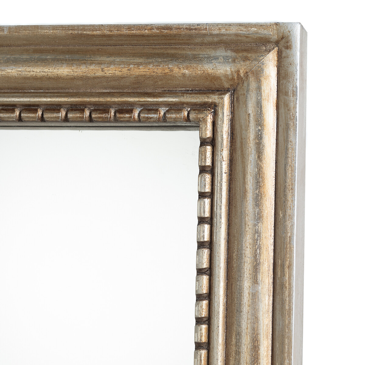 LA REDOUTE INTERIEURS<br>Espelho retangular de metal. madeira de mangueira maciça 55x140 cm, Afsan