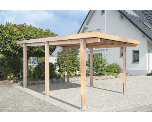 Enkele carport Konsta 304 x 505 cm Douglasspar