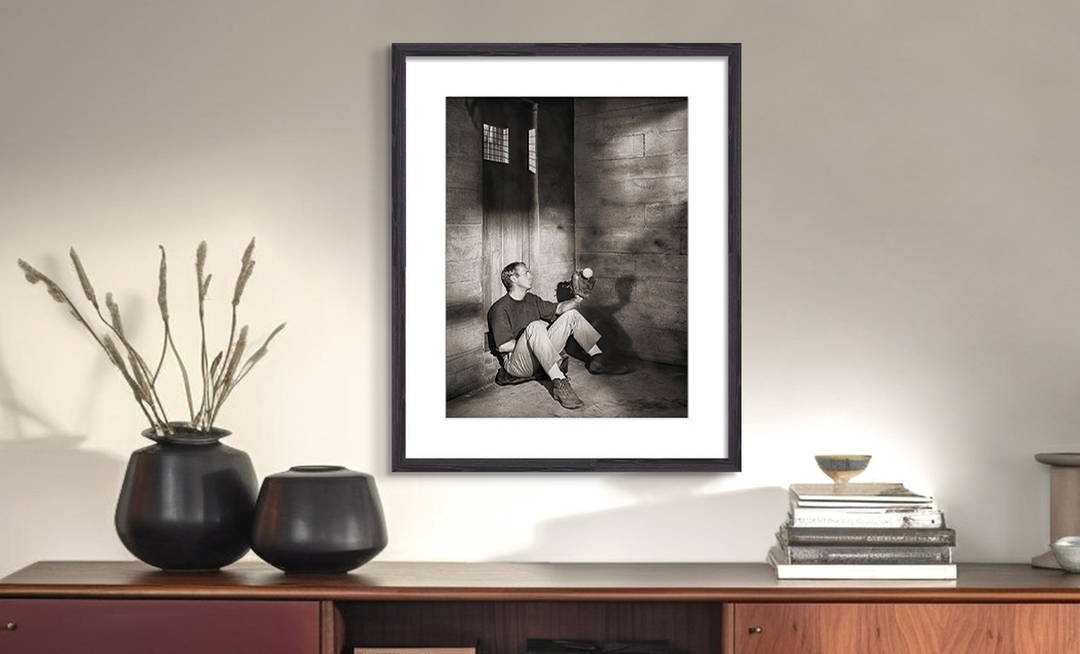 Steve McQueen in The Great Escape by Classic Collection I - Darlings - Small Limited Edition. 30x40.