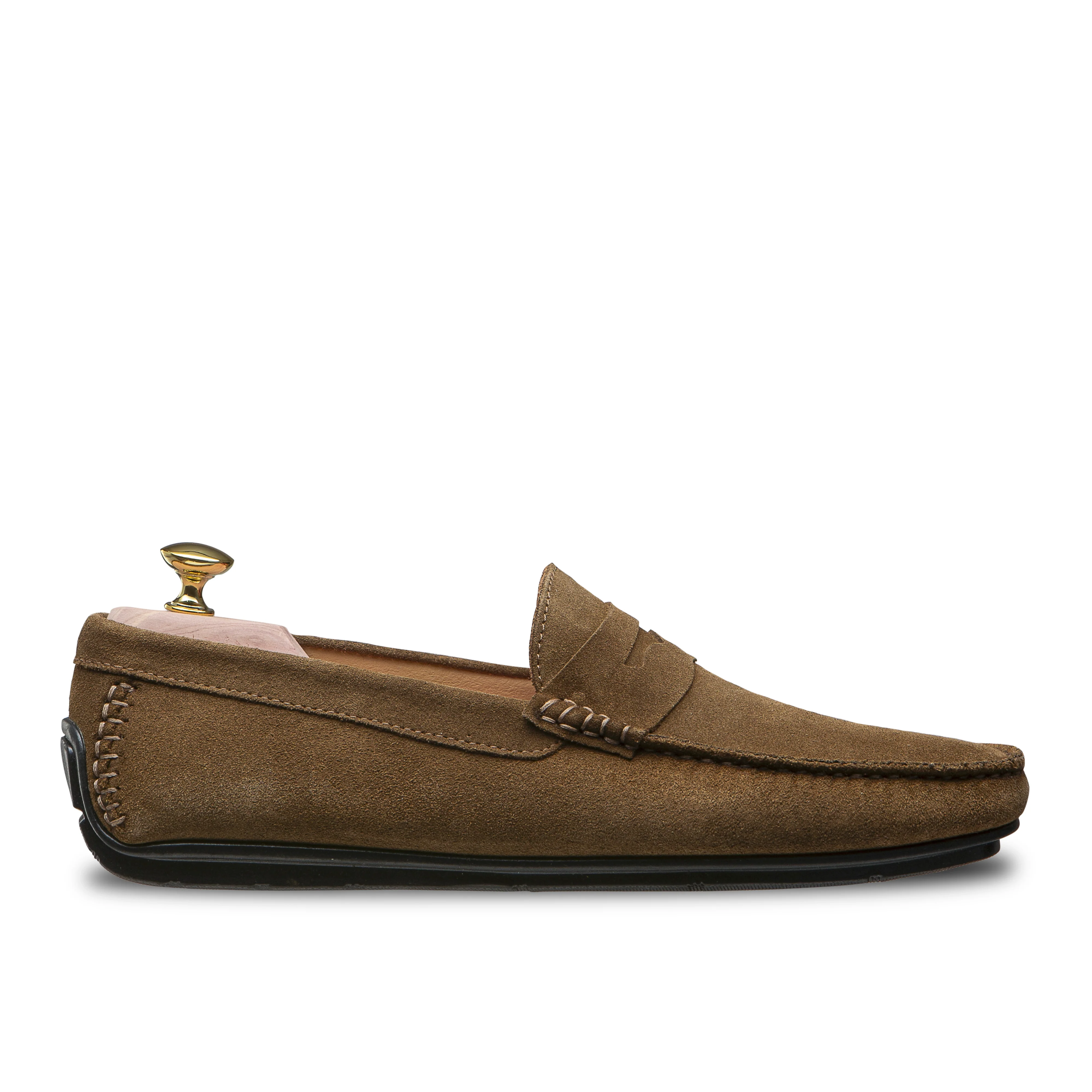 Mocassin été driver homme velours camel Fiorano 700
