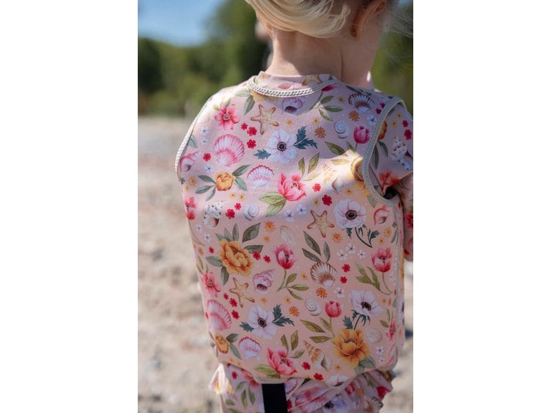 Filibabba Schwimmweste 1-2 Jahre Ocean Blossom Kinder-Schwimmlernweste mit Reissverschluss