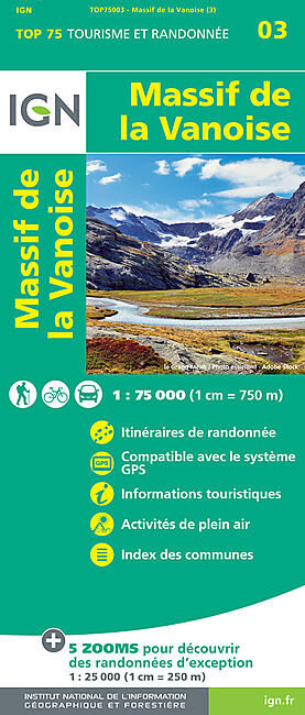 IGN - TOP 75 MASSIF DE LA VANOISE